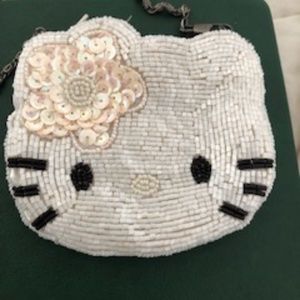 Hello Kitty fancy Beaded coin purse vintage